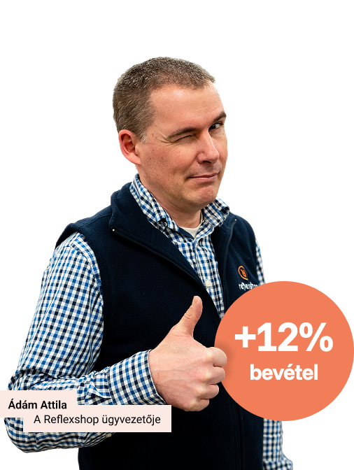 Ádám Attila a Reflexshop vezetője.