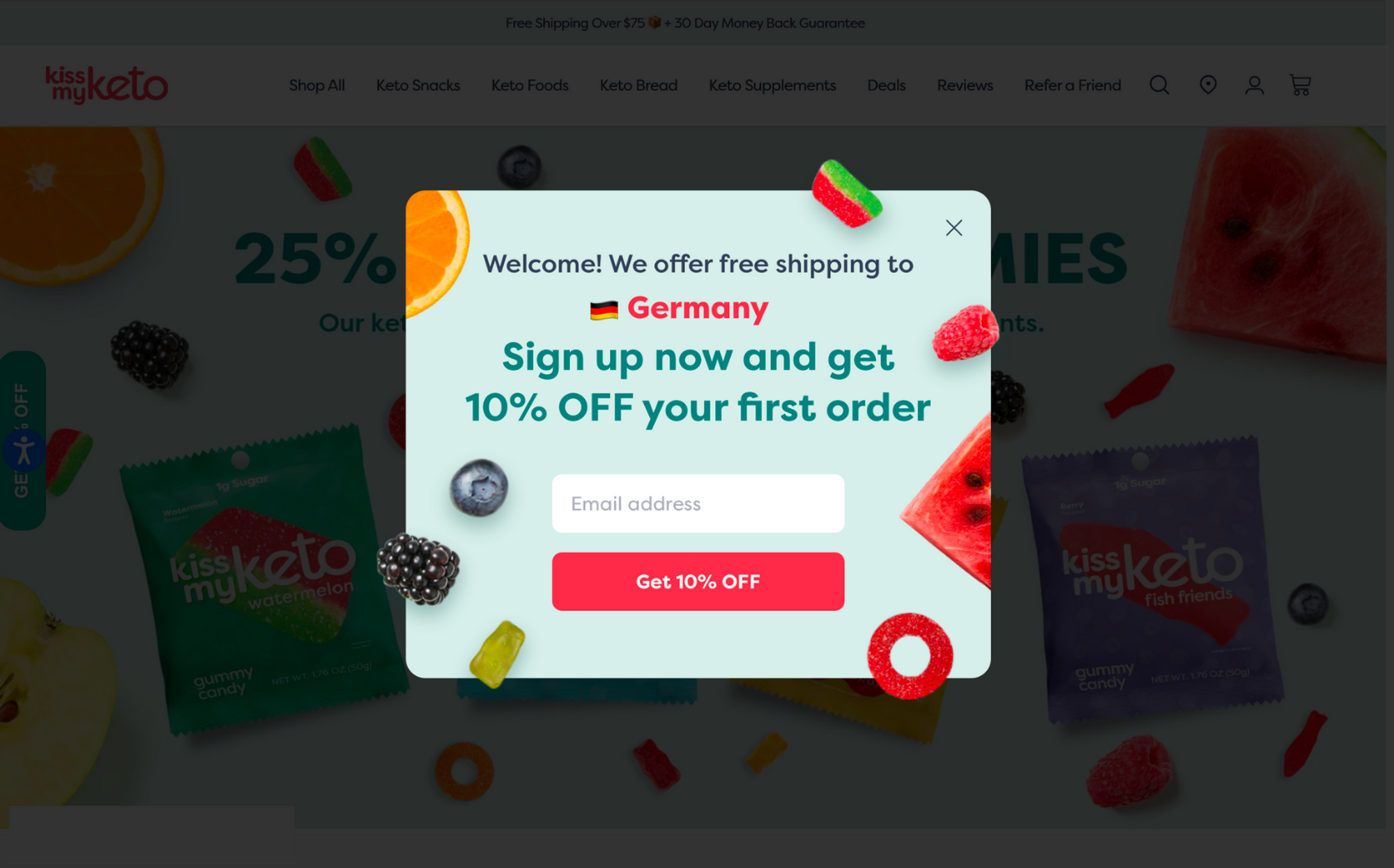 Marketing stratégia: üdvözlő popup