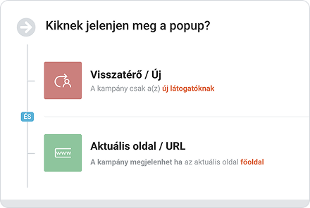 Célzási lehetőségek beállítása