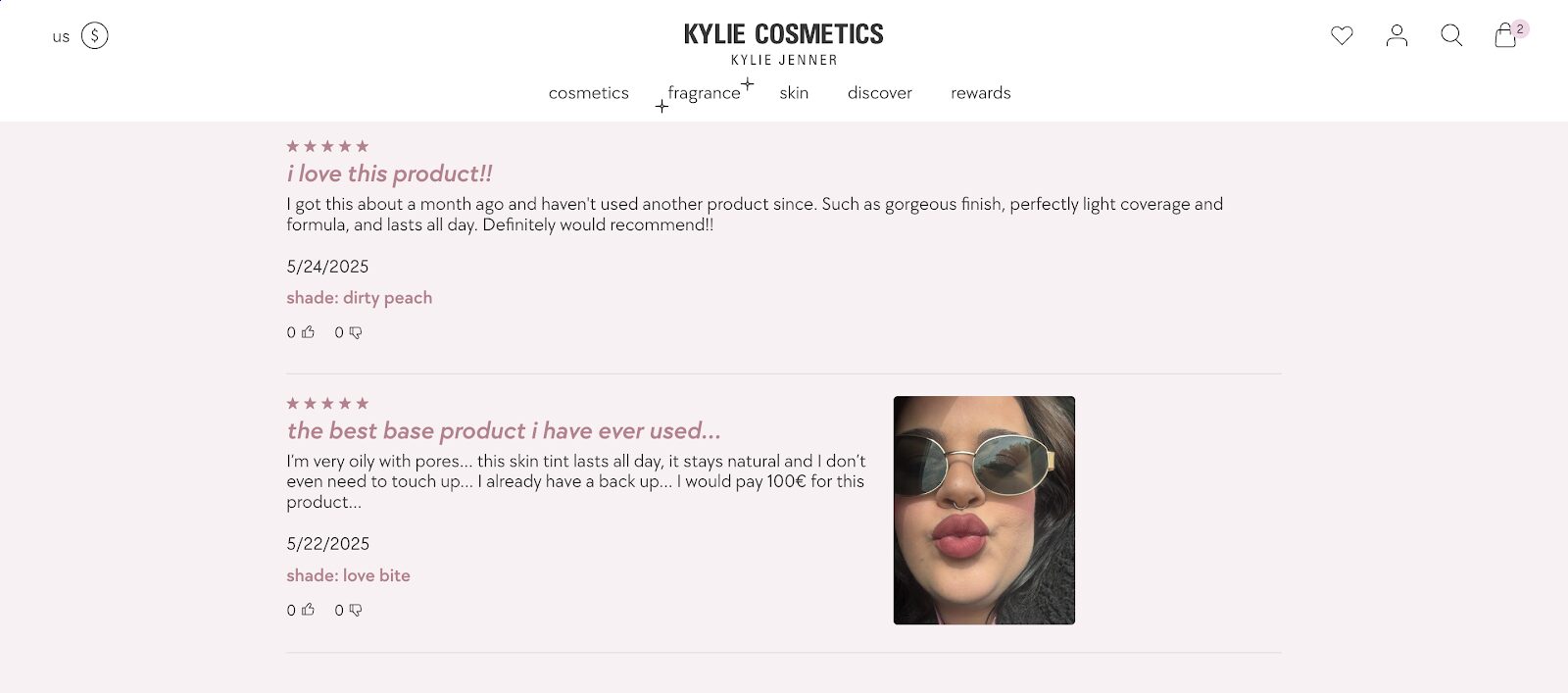 Kylie Cosmetics példája