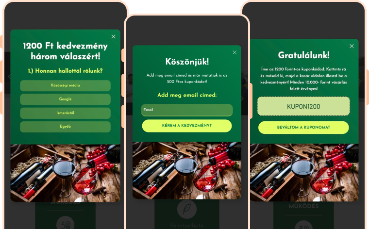 párbeszéd popup