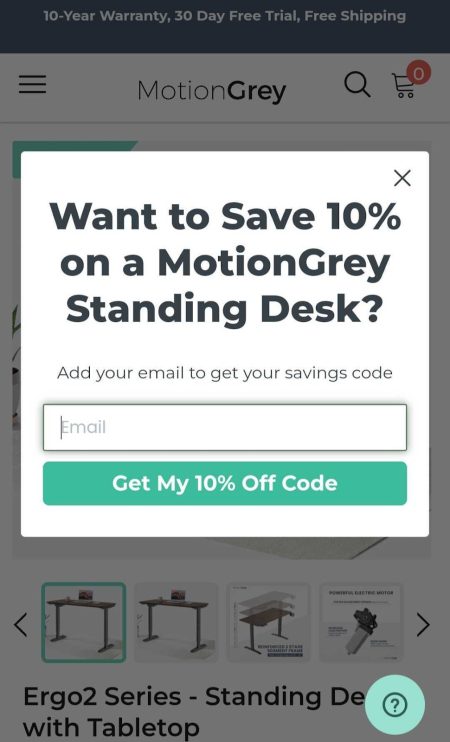 MotionGrey popup példa