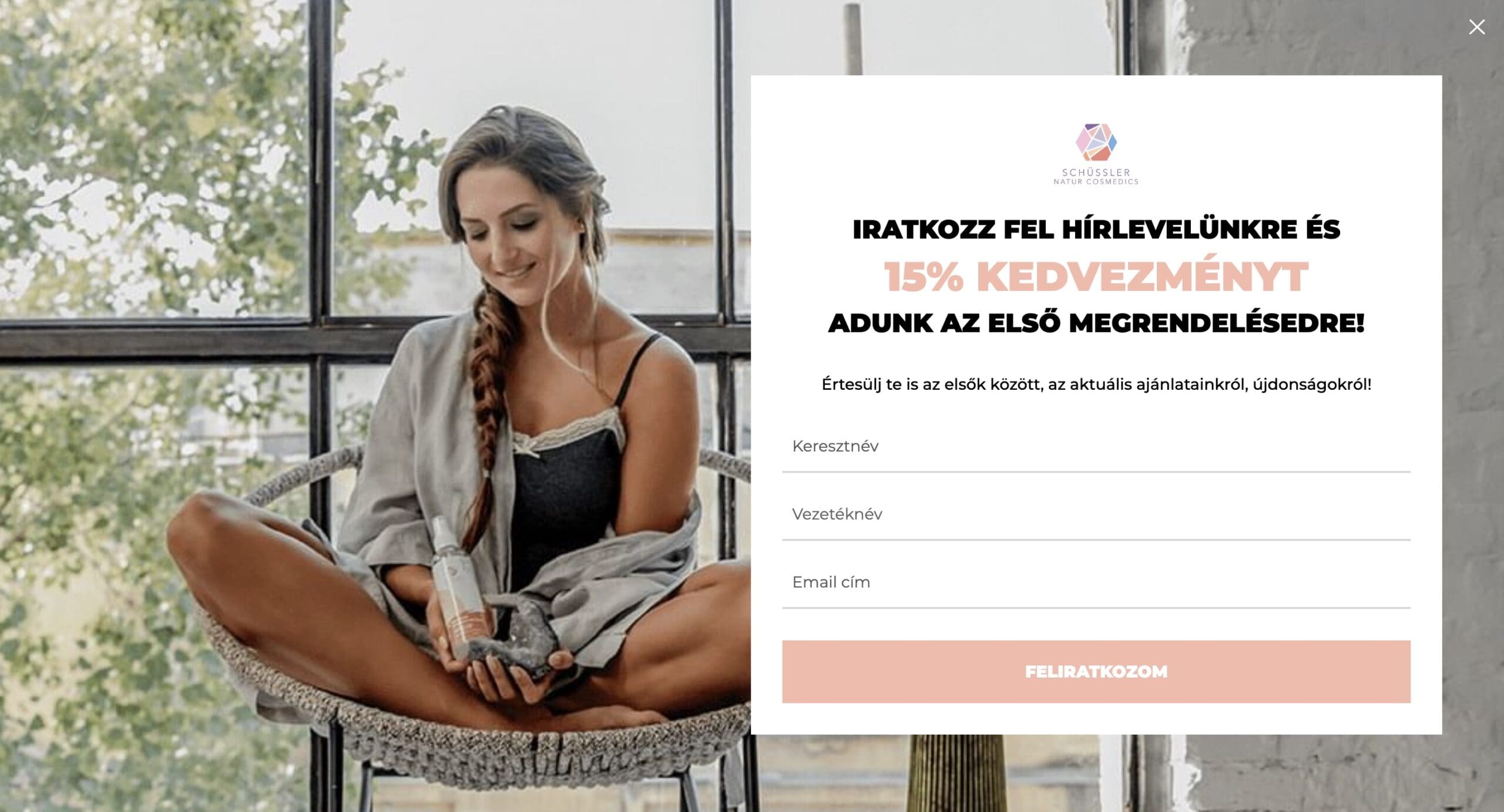 E-mail feliratkozás példa