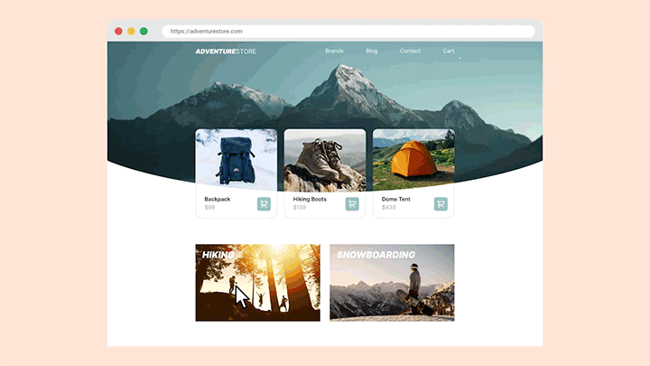 Kilépési szándékra megjelenő popupok