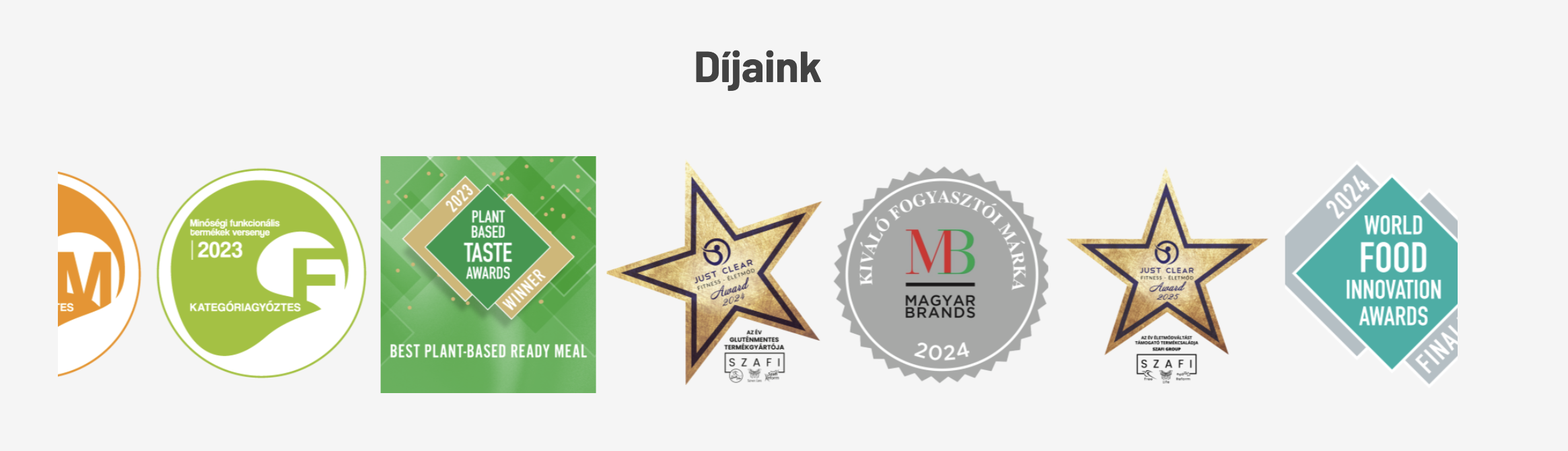 Díjak kiemelésével tovább erősíthetjük a vásárlók bizalmát