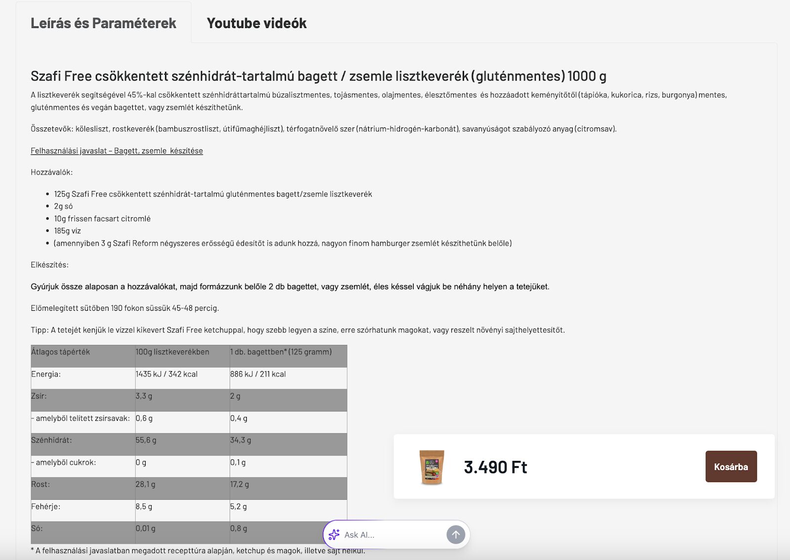 Részletes leírás a a termékoldalon